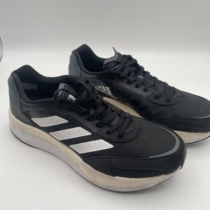 Adidas Adizero ‎ Boston 10 LightStrike Pro Black Running Shoes Mens Size 10